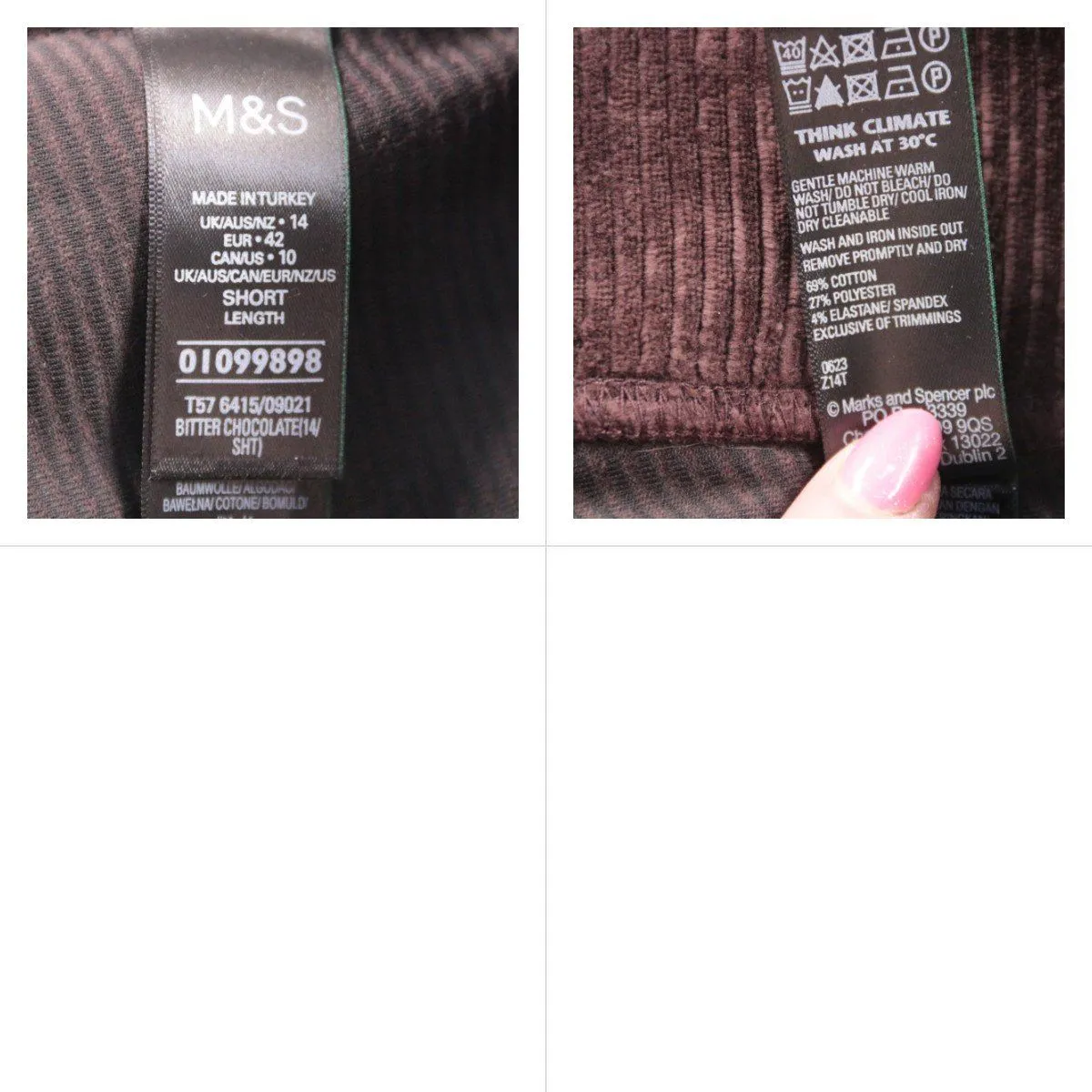 брюки M&S